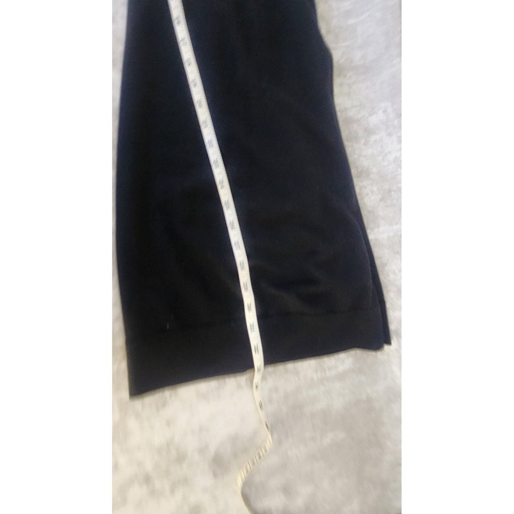 COS Mock Neck Wool A-Line Mini Dress Women S Black Long Sleeve Minimalist Luxury - Picture 8 of 9